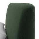 Habitat Ren Kingsize fabric bed frame in moss green, UK version