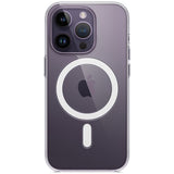 Apple clear phone case with MagSafe for iPhone 14 Pro, imported from the UK