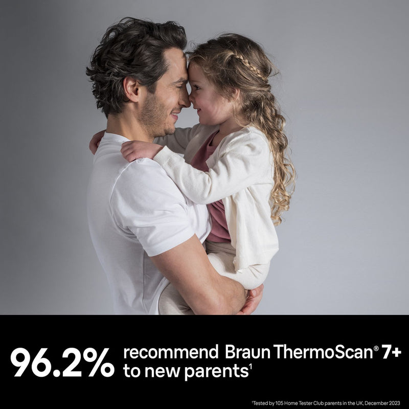 Braun ThermoScan 7+ ear thermometer, imported from the UK