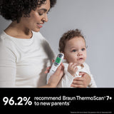 Braun ThermoScan 7+ ear thermometer, imported from the UK