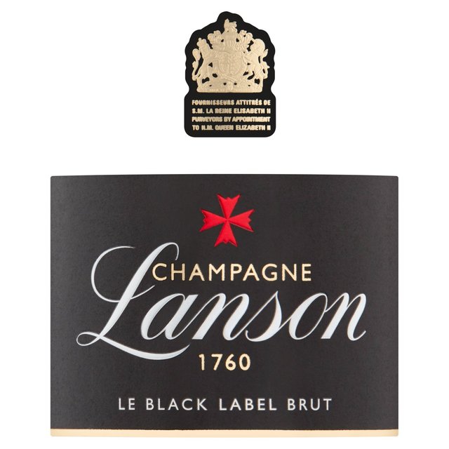 Lanson Black Label Brut Champagne NV Half Bottle   37.5cl GOODS M&S   