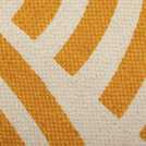 Habitat cotton flatweave runner with Global Swirl yellow pattern, 75x200cm, UK version
