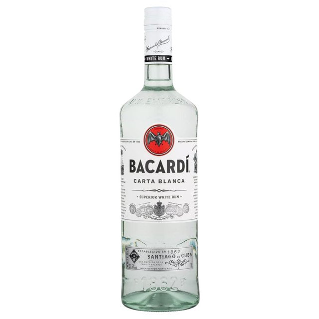 Bacardi Carta Blanca Superior White Rum   1L GOODS M&S   