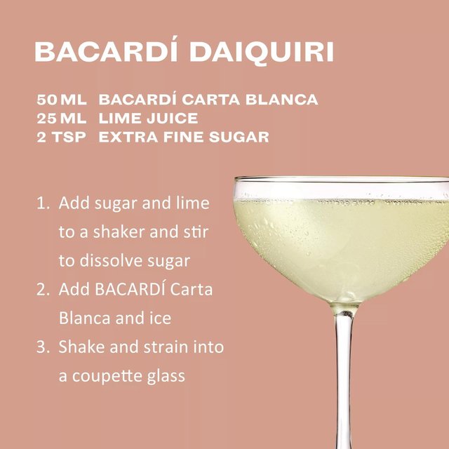 Bacardi Carta Blanca Superior White Rum   1L GOODS M&S   