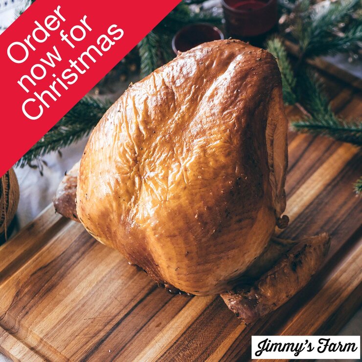 Jimmys Farm Free Range Rustic Bronze Turkey Crown 3kg Minimum Weight Serves 6-8 people