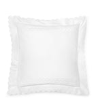 Pratesi Cotton Treccia Square pillowcase 65cm x 65cm, imported from the UK