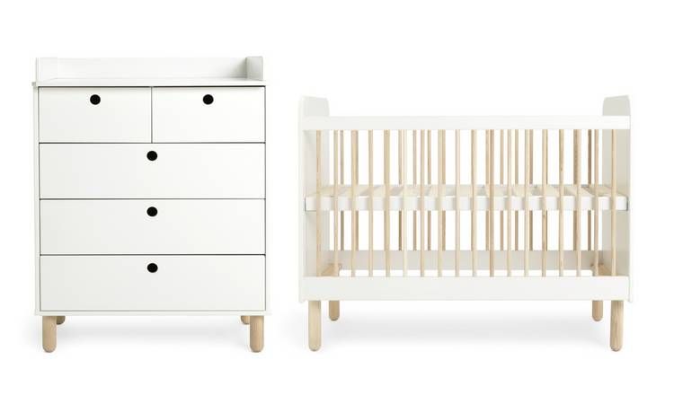 Habitat Eden 2 Piece Nursery Furniture Set -White GOODS Argos