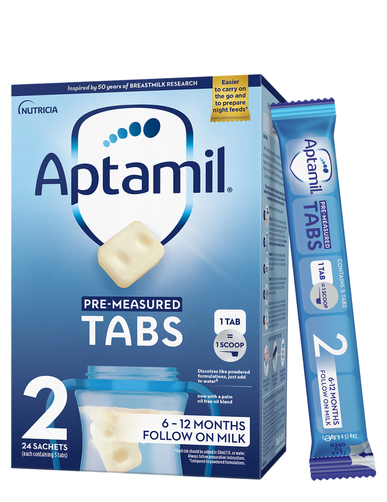 Aptamil® Follow On Milk Tabs, x24 sachets