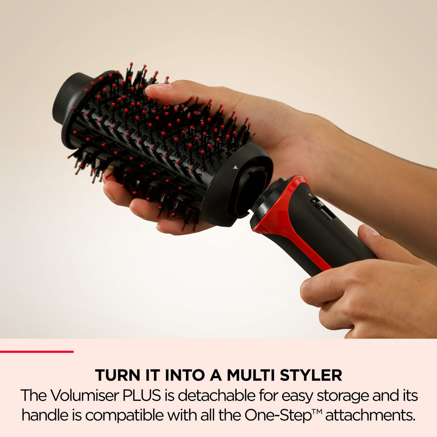 Revlon One-Step Volumiser Plus with detachable head - British product