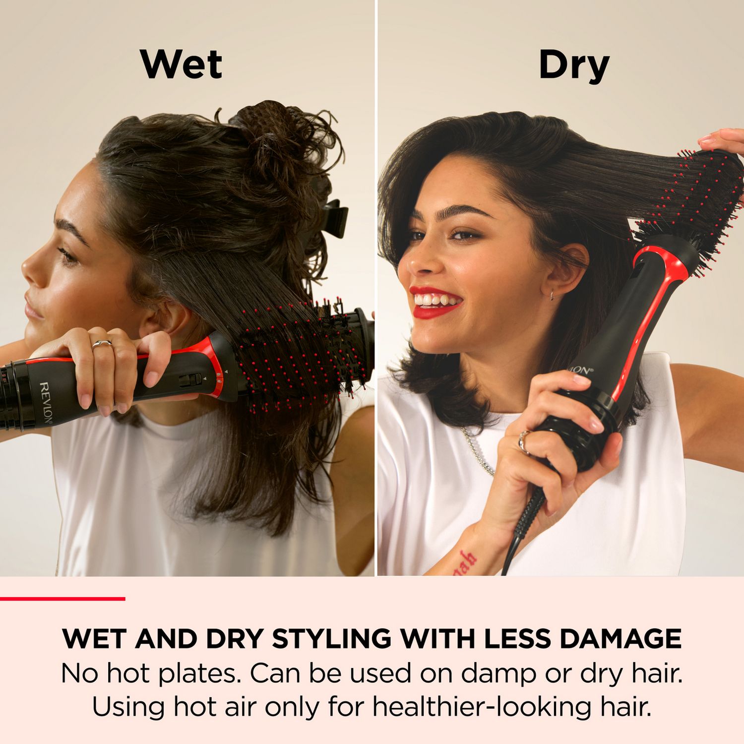 Revlon One-Step Volumiser Plus with detachable head - British product