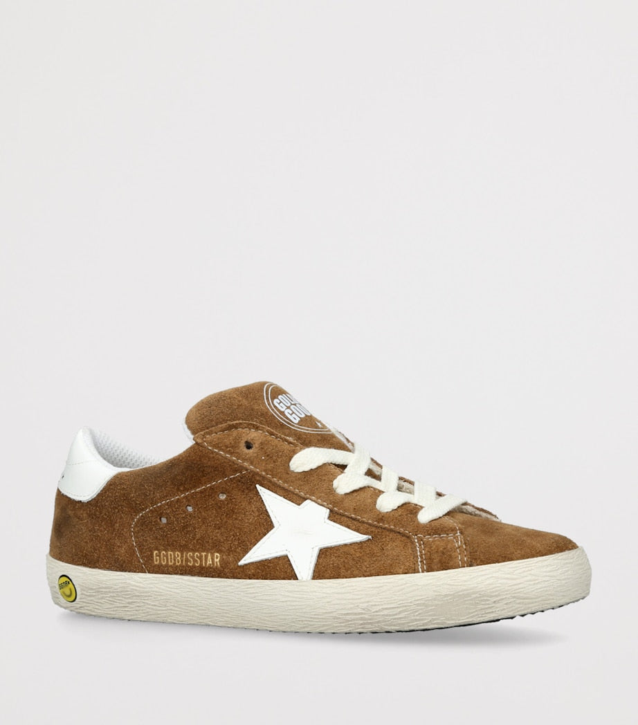 Golden Goose Suede Super Star Kids Sneakers, UK version