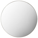 Gallery Hayle champagne round mirror 100cm, imported from the UK