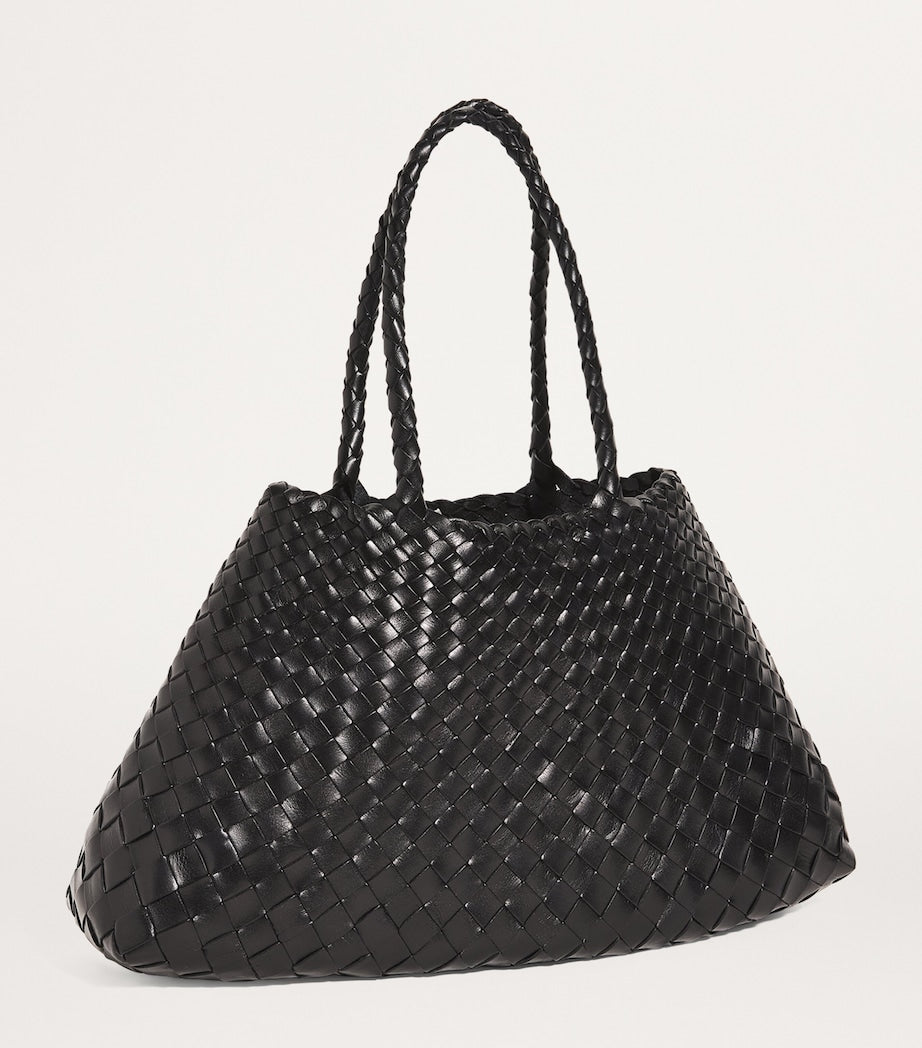 Dragon Diffusion large Santa Croce tote bag in leather, British brand