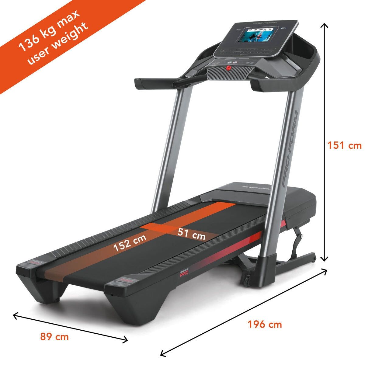 Installed ProForm Pro 2000 Folding Treadmill GOODS Costco UK