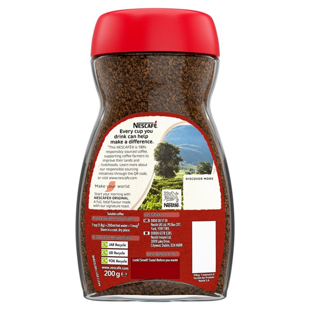 Nescafe Original Instant Coffee    200g GOODS M&S   