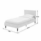 Argos Home Skylar single bed frame white - British product