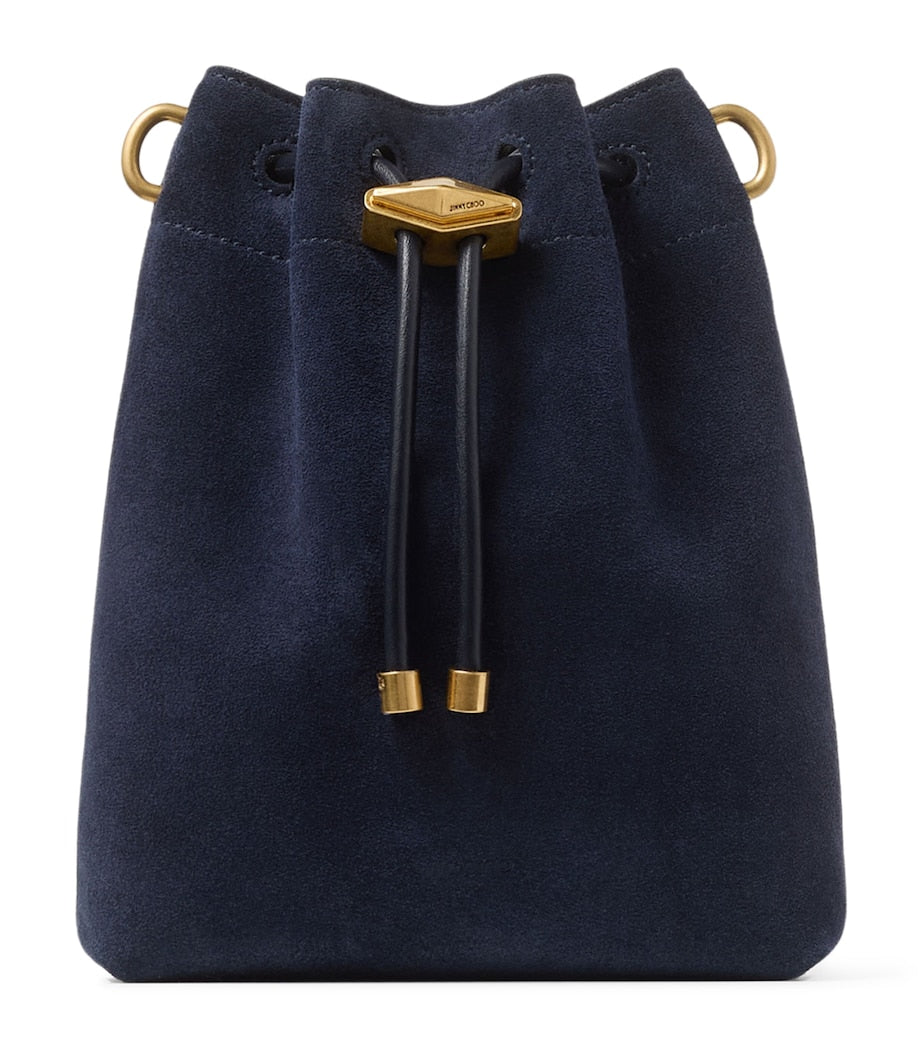 Jimmy Choo Suede Cinch Mini bucket bag, UK version