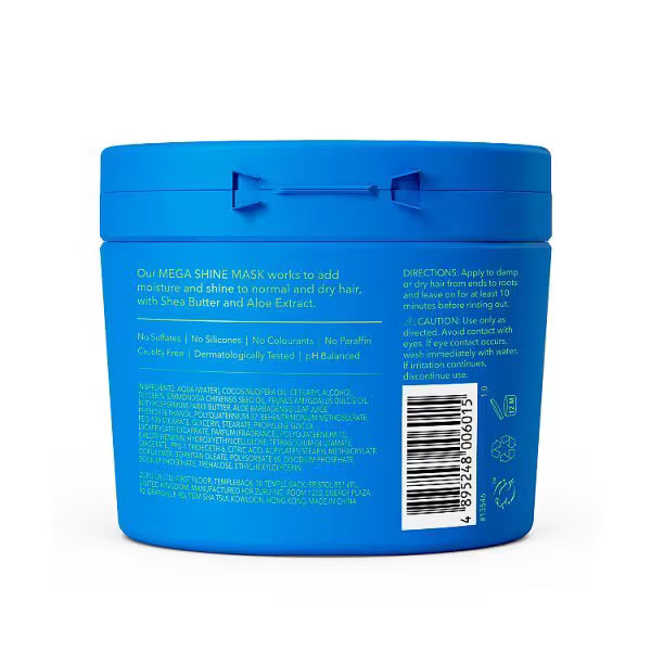 Being Mega Shine Hydrating Hair Mask 354ml - British product