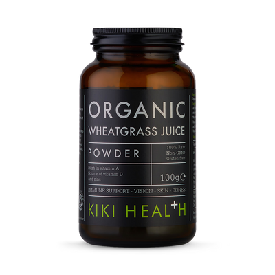 Holland & Barrett KIKI Health Organic Wheatgrass Juice Powder 100g- Buy online at McGrocer