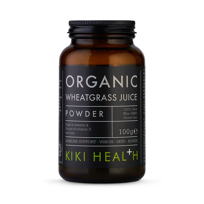 Kiki Health organic wheatgrass juice powder 100g (British brand)