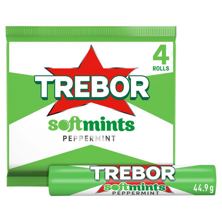 Trebor Softmints Peppermint Mints 4 Pack