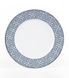 O.W. London geometric print dessert plates, 21cm, imported from the UK