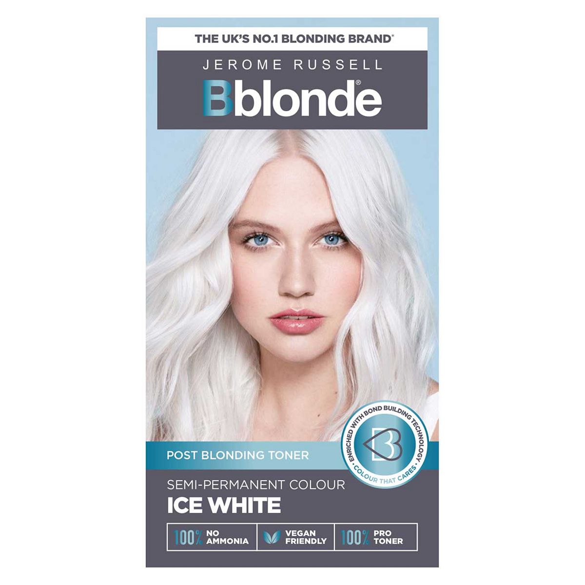 Jerome Russell Bblonde semi permanent toner ice white kit