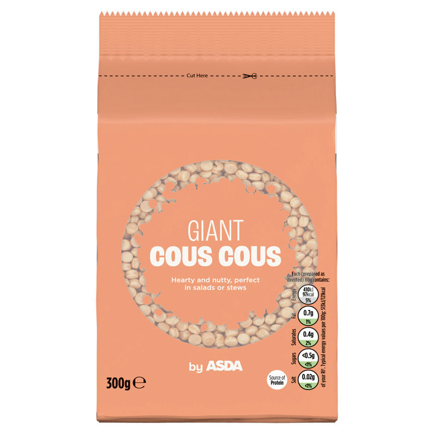 ASDA Giant Cous Cous 300g GOODS ASDA   