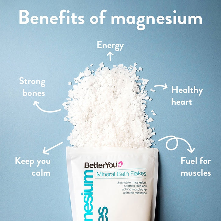 BetterYou Magnesium Flakes 1000g Magnesium Vitamins & Supplements Holland&Barrett   