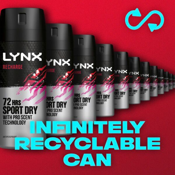 Lynx Sport Dry recharge Anti-perspirant Deodorant Spray GOODS Superdrug   