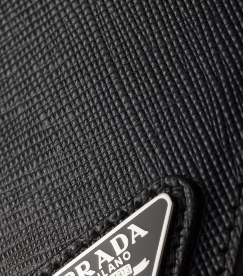Prada Saffiano leather badge holder, imported from the UK