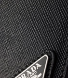 Prada Saffiano leather badge holder, imported from the UK