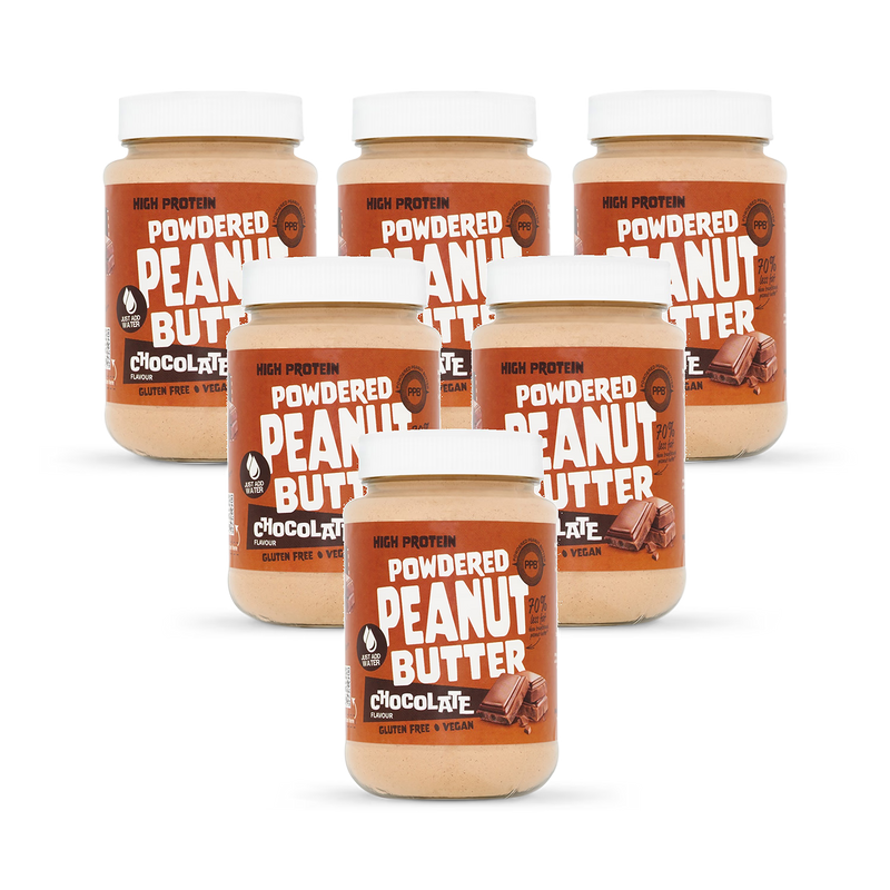 PPB powdered peanut butter chocolate blend 6 x 180g, UK version