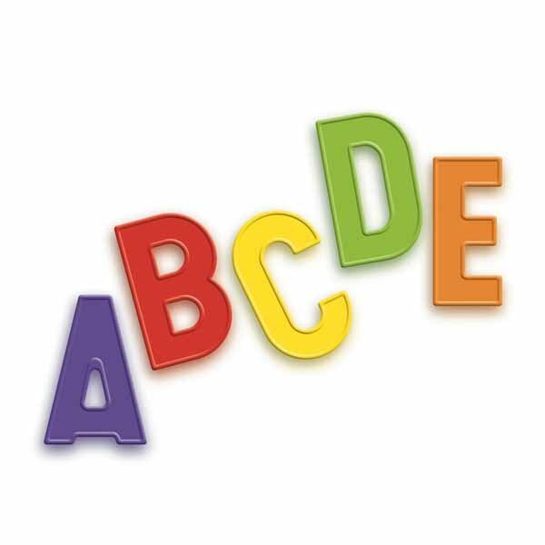 Quercetti ABC magnetic letters set 48 pieces - British product
