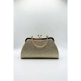 SVNX glitter metallic fibre clutch bag, imported from the UK