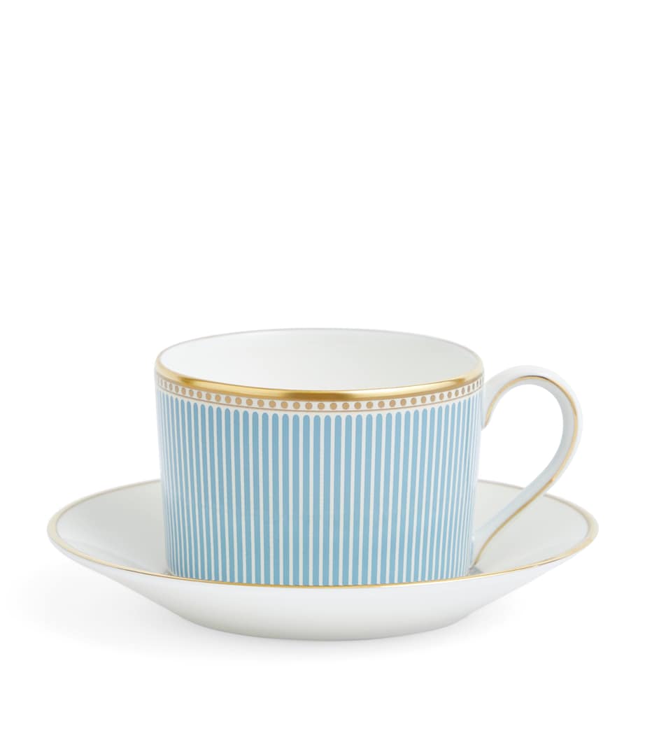 Wedgwood Helia bone china teacup and saucer, UK version