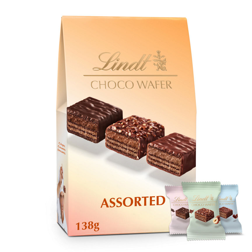 Lindt Choco Wafer Assorted Chocolate Sharing Box 138g GOODS Sainsburys   