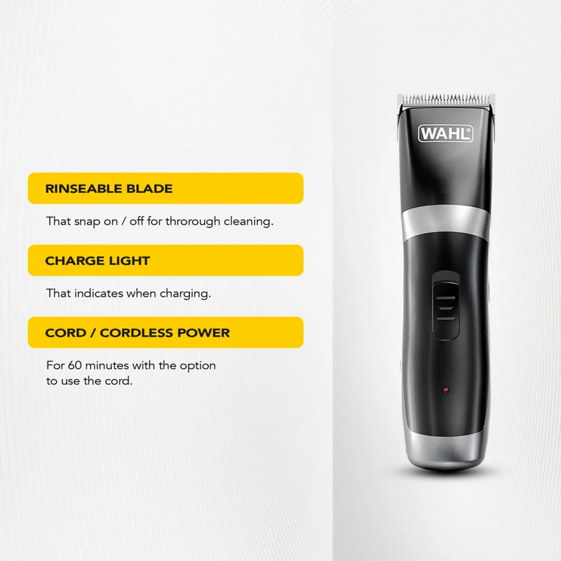 Wahl cordless hair clipper 11 attachment combs, imported from the UK