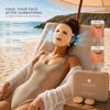 Sensse Glacial Glow cooling face and eye mask set 6-piece, imported from the UK