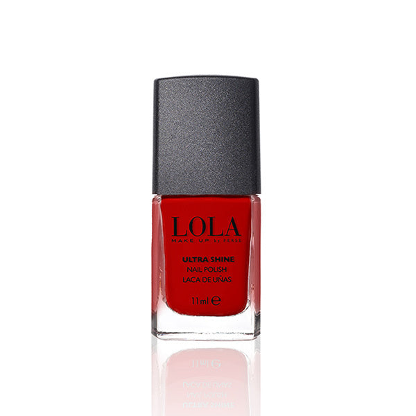 LOLA MAKE UP Nail Polish #10 Free Formula 017 Ice Queen GOODS Superdrug Classic Red  