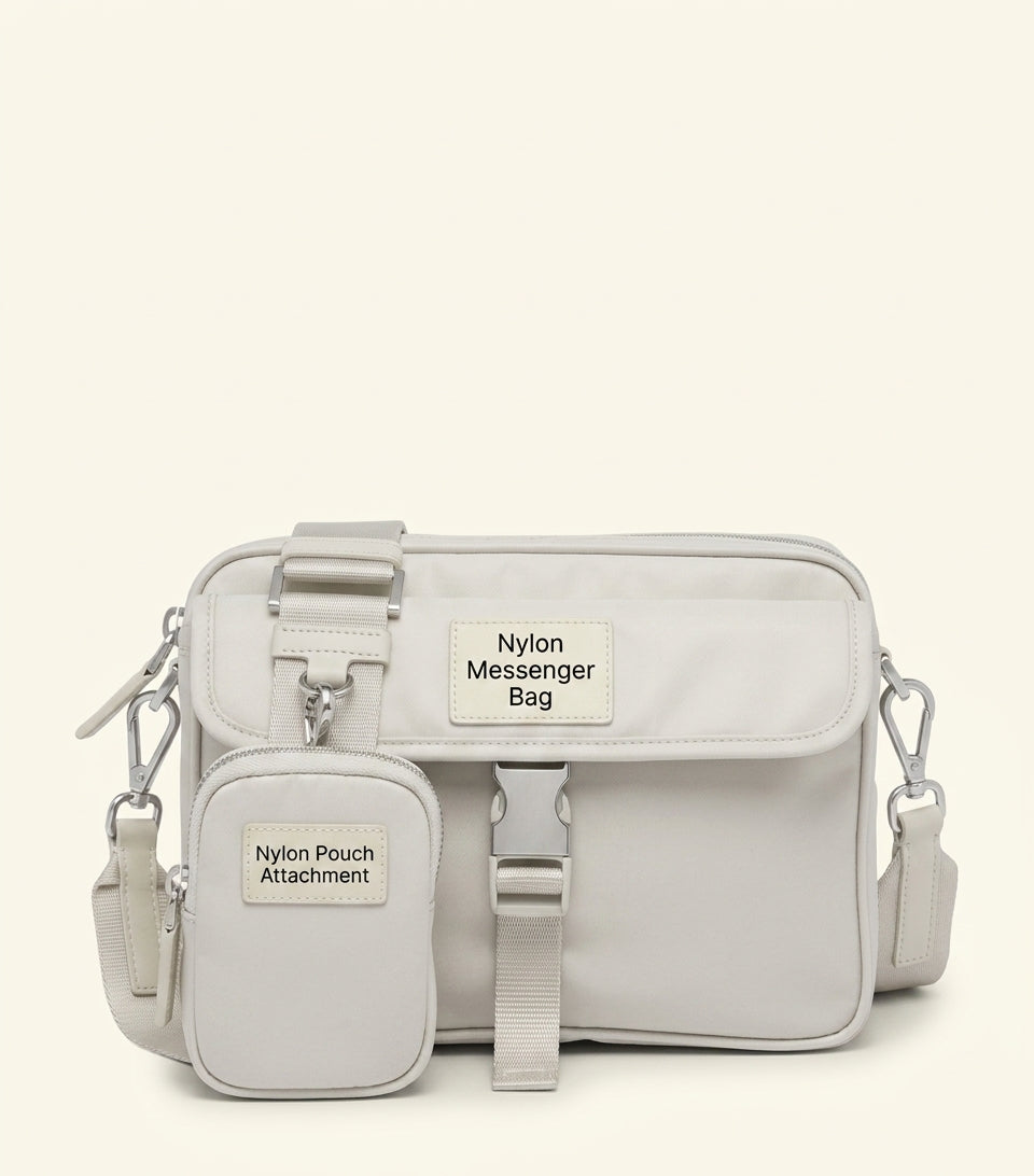 Prada Re-Nylon shoulder bag with Saffiano leather trims (British brand)