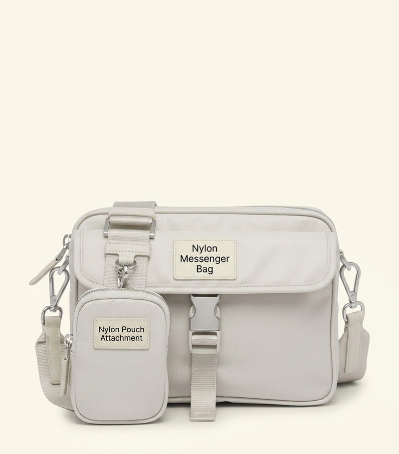 Prada Re-Nylon shoulder bag with Saffiano leather trims (British brand)
