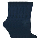 Sock Snob 6 Pk Childrens Solid Colour Cotton Socks 9-12 UK GOODS Superdrug Navy  