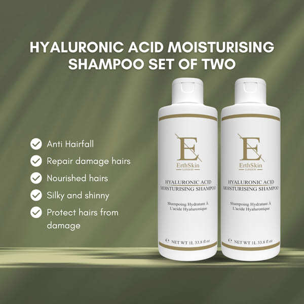 ErthSkin Hyaluronic Acid Moisturising Shampoo 1L - British product