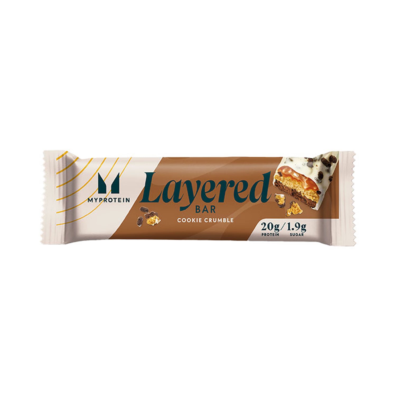 Myprotein Protein Bar Cookie Crumble 60g, imported from the UK