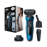 Braun Series 6 Electric Shaver with SmartCare Center- Blue 60-B7200cc Men's Toiletries Boots   