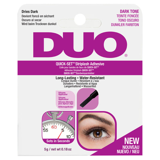 Duo Quick-set Striplash Adhesive Dark 5g False lashes Sainsburys   