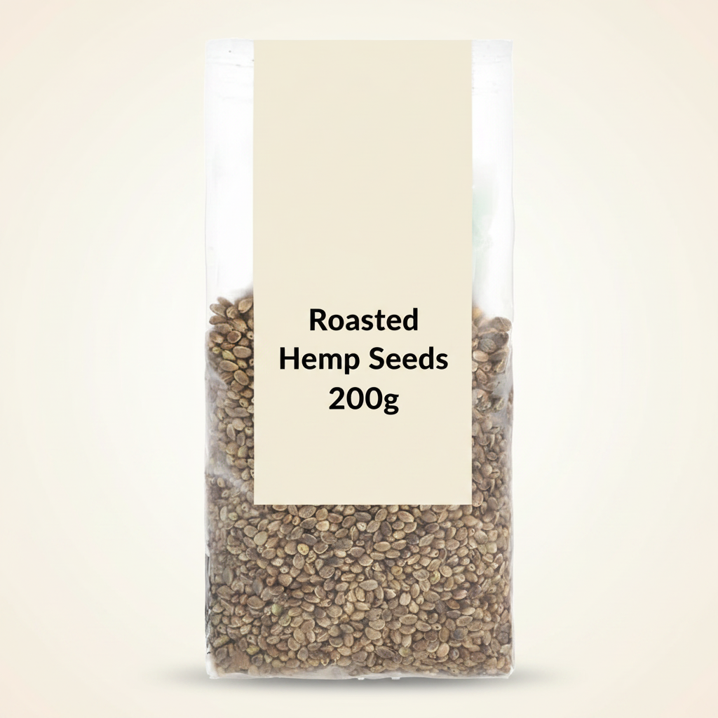 Holland & Barrett Roasted Hemp Seeds 200g, UK version
