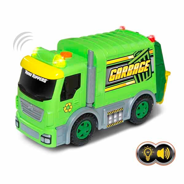 Nikko City Service Fleet garbage truck toy - British product