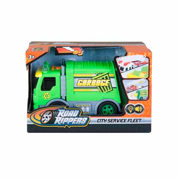 Nikko City Service Fleet garbage truck toy - British product